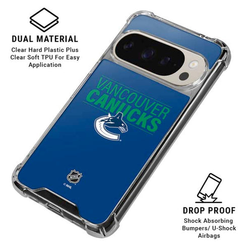 NHL Vancouver Canucks Lineup Pixel 9/9 Pro Clear Case